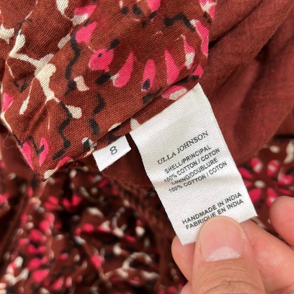 ULLA JOHNSON Terra Jumpsuit in Henna, SIZE 8 NEW 0682 - Picture 9 of 9